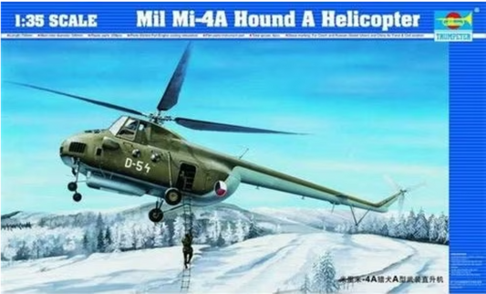 1/35 Mil Mi-4A Hound A. Helicopetro de carga Sovietico