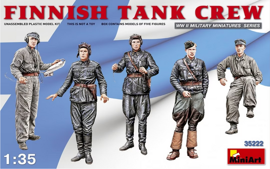 1/35 Finnish Tank Crew de Miniart