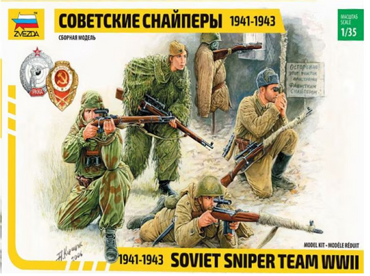 1/35 Soviet Sniper Team WWII