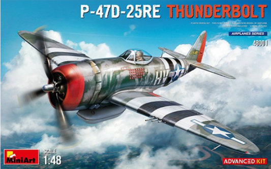 1/48 Avión P-47D-25RE Thunderbolt. Caza Norteamericano Segunda Guerra Mundial