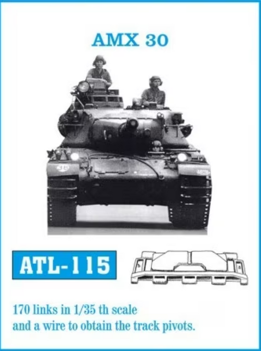 1/35 Cadenas Metalicas Friul para el Tanque AMX-30