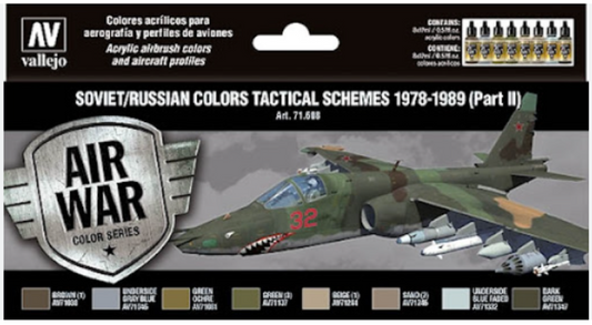 Set Pintura - Soviet/Russian colors Tactical Schemes 1978-1989 (Part II)