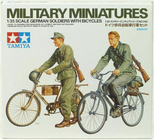 1/35 Set figuras German Soldiers with Bicycles