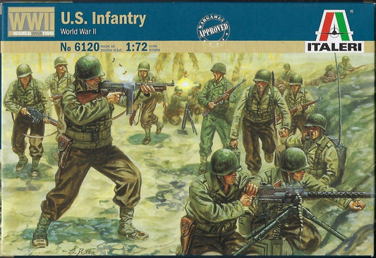 1/72 U.S. INFANTRY (WWII). Incluye 48 Figuras de soldados americanos
