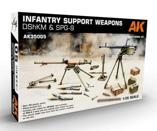 1/35 INFANTRY SUPPORT WEAPONS DShKM & SPG-9 de AK